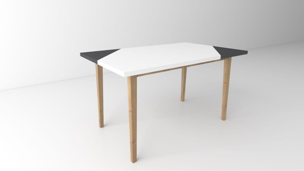 Oak Coffee Table Rectangle – White Ash