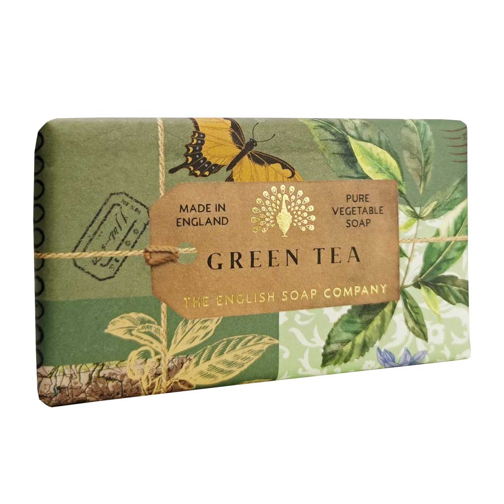 Anniversary Green Tea Soap – 190g – Luxury Fragrance – Premium Ingredients – The English Soap Company