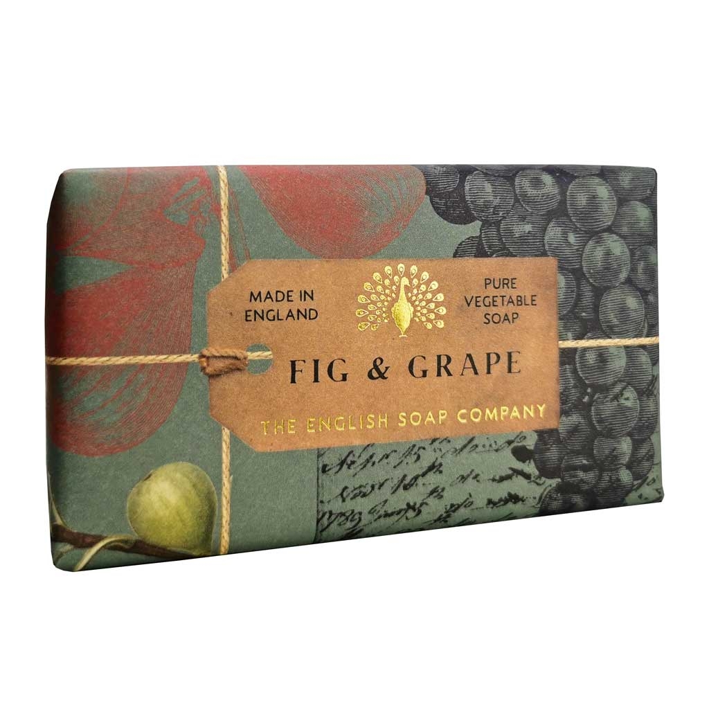 Anniversary Fig & Grape Soap – 190g – Luxury Fragrance – Premium Ingredients – The English Soap Company