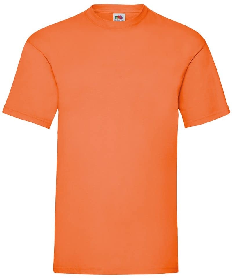 Fruit Of The Loom Valueweight T-Shirt – Orange – M – Uniforms Online
