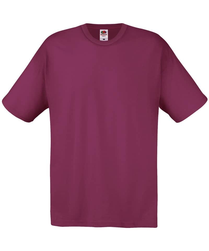 Fruit Of The Loom Original T-Shirt – Brick Red – S – Uniforms Online