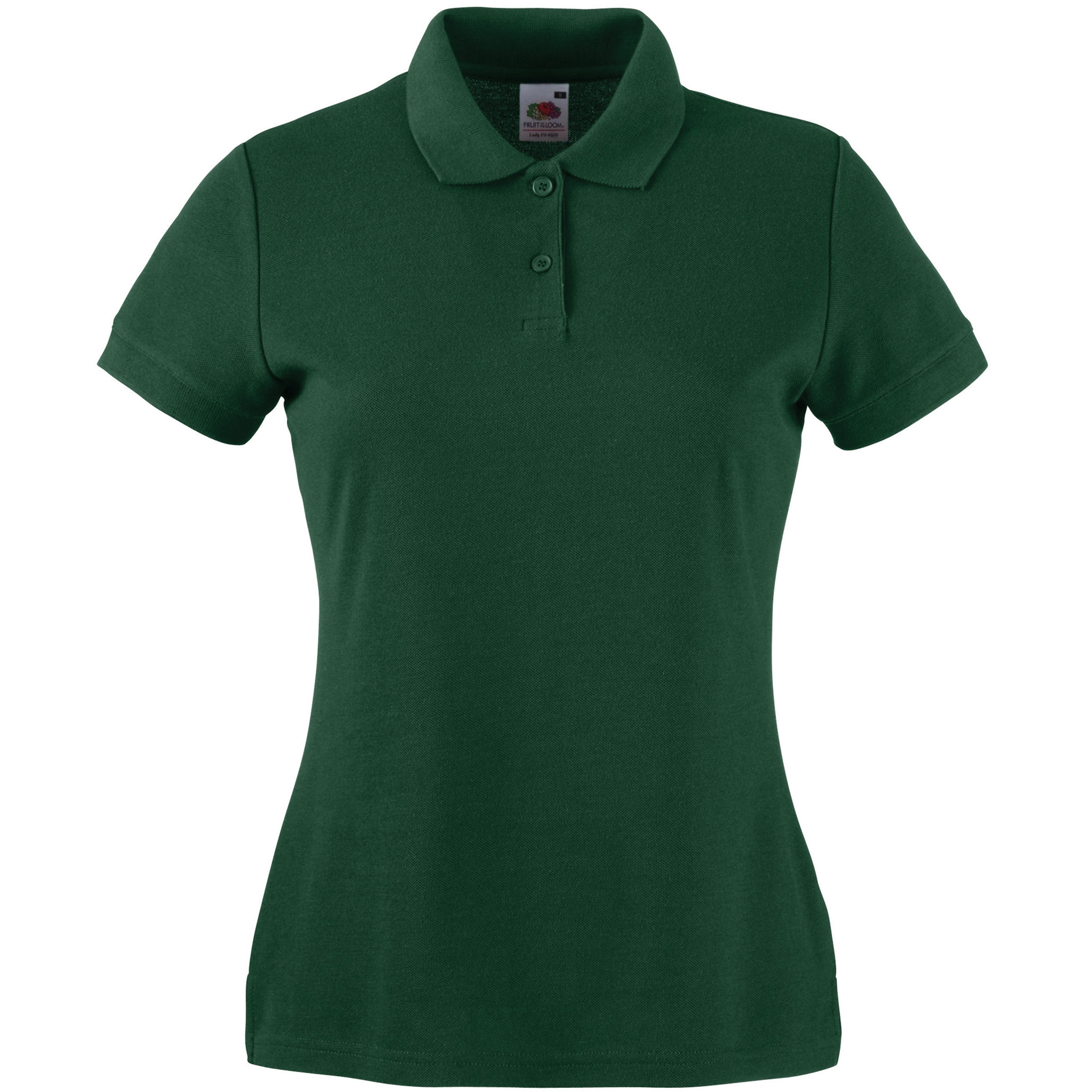 Fruit Of The Loom Women’s 65/35 Polo Shirt – Bottle Green – M – Uniforms Online