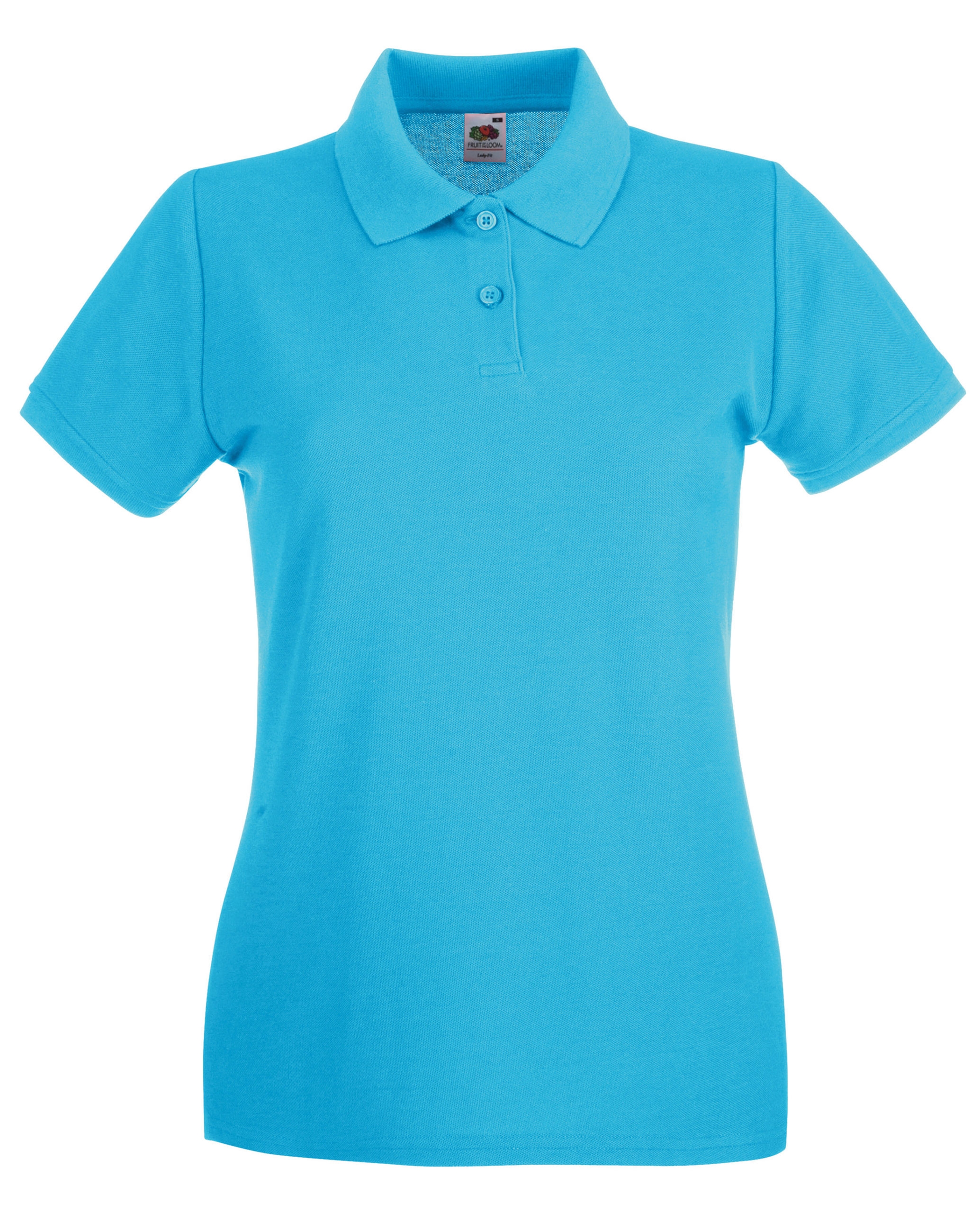 Fruit Of The Loom Women’s Premium Polo Shirt – Azure Blue – XS – Uniforms Online