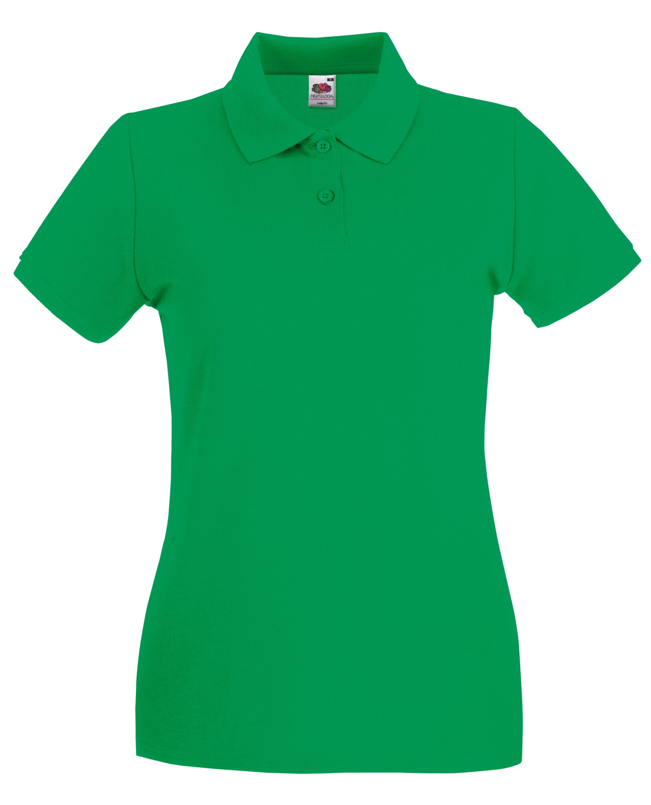 Fruit Of The Loom Women’s Premium Polo Shirt – Kelly Green – S – Uniforms Online