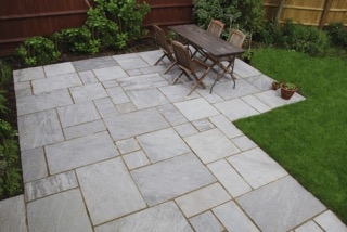 Kandla Grey 290x600mm Paving Stone Pack 22mm Calibrated 18.5m² – Indian Sandstone – £18.32 Per M² – Infinite Paving