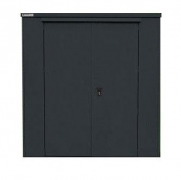 6×3 SafeStor Harrogate Secure Metal Garden Shed, Dark Grey – Steel – Kintech – Spearhead Outdoors