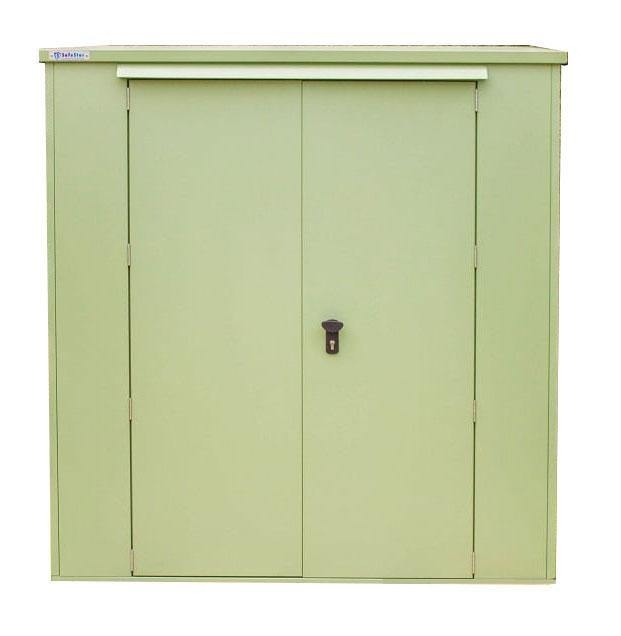 6×3 SafeStor Harrogate Secure Metal Garden Shed, Light Green – Steel – Kintech – Spearhead Outdoors