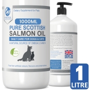 Petastical-Scottish Salmon Oil for Dogs- Cats- Pets – 1 Litre Fish Oil