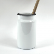 Traditional Enamel Toilet Brush Set – Utility London