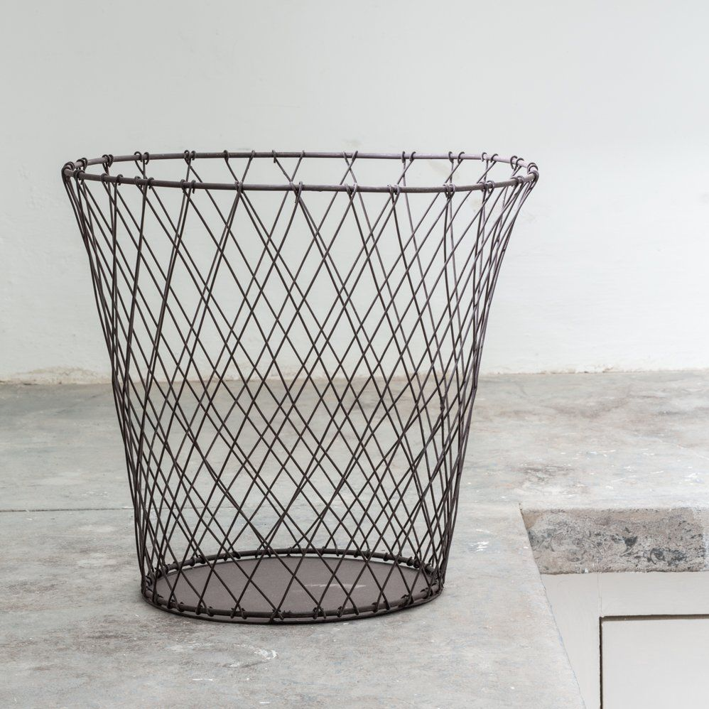 Wire Waste Paper Basket – Grand Illusions