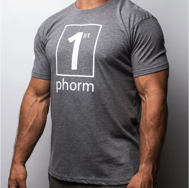 1st Phorm Generation 1P Premium T-Shirt (Grey) – Clothing – A-list Nutrition