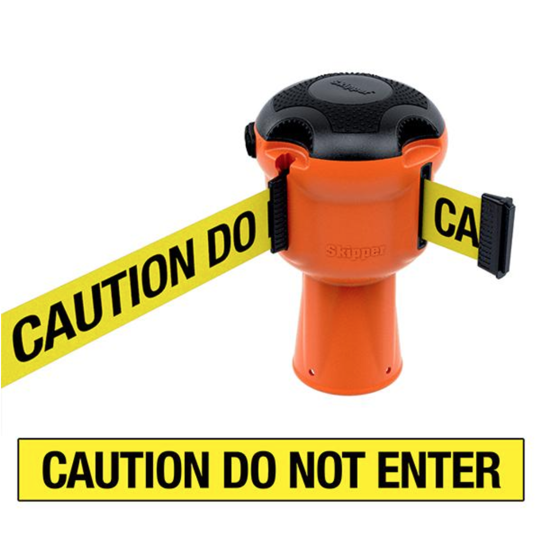 Skipper™ Barrier – 9 Metre Tape – Orange Caution Do Not Enter Street Solutions UK