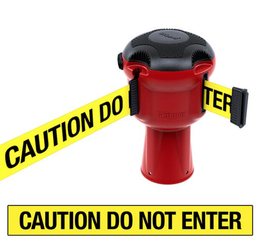Skipper™ Barrier – 9 Metre Tape – Red Caution Do Not Enter Street Solutions UK