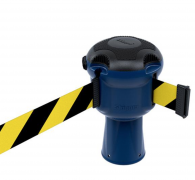 Skipper™ Barrier – 9 Metre Tape – Blue Black / Yellow Cheveron Street Solutions UK