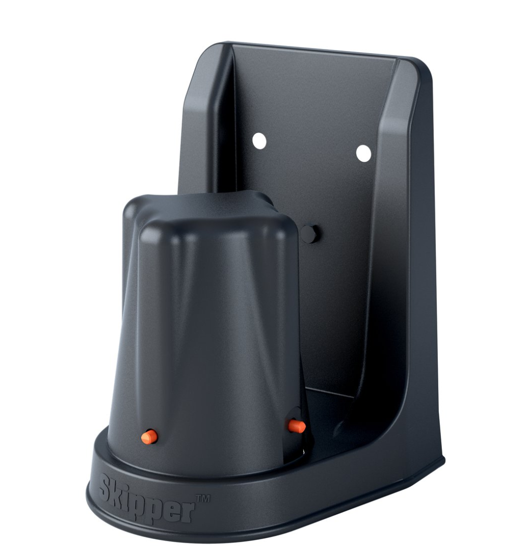 Skipper™ Barrier – Magnetic Wall Support Unit Black Colour Street Solutions UK