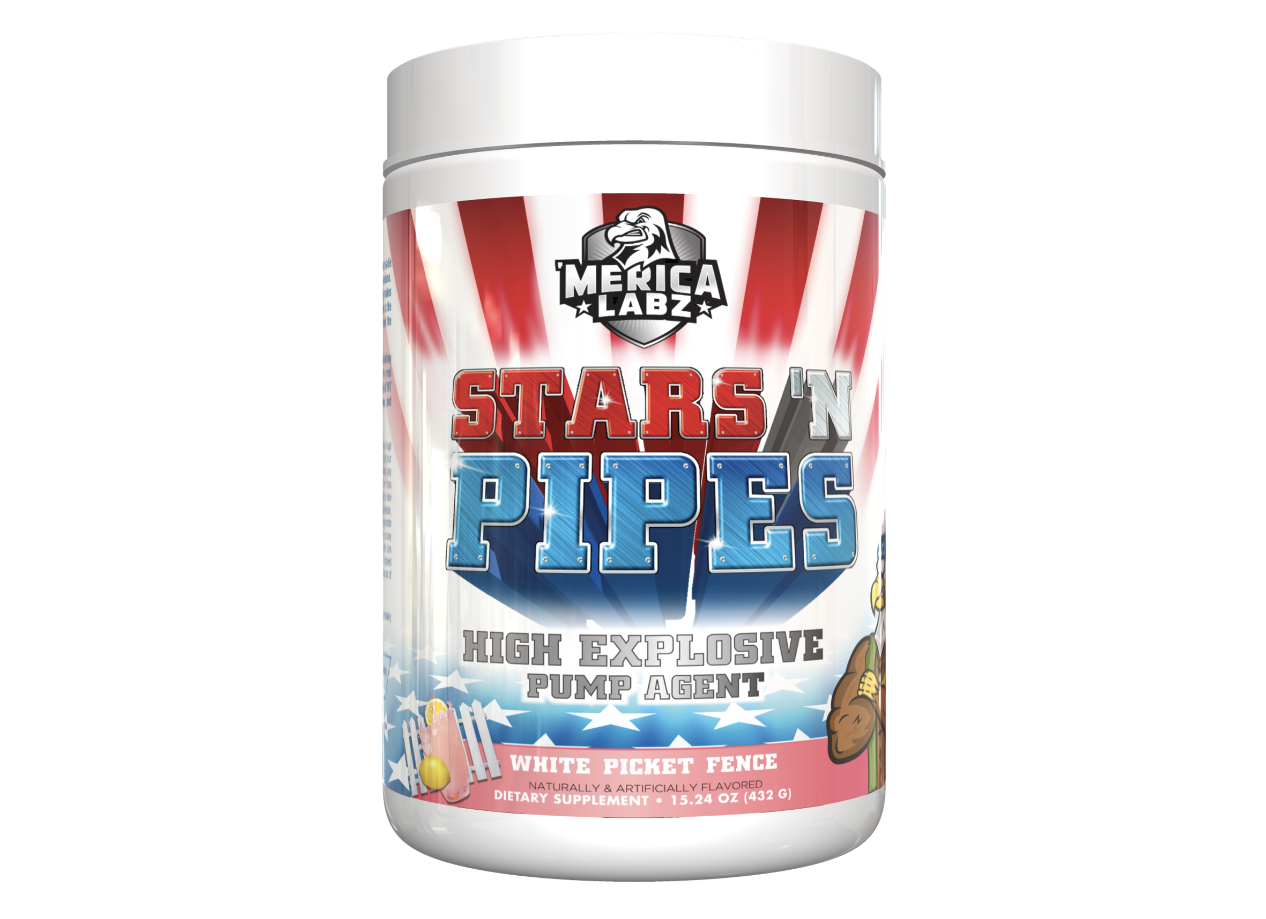 Merica Labz Stars ‘N Pipes – PRE-WORKOUT – Professional Supplements & Protein From A-list Nutrition