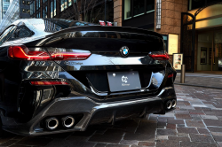 3DDesign Carbon Fibre Rear Diffuser for BMW 8 Series (2019+, G16) 3DDesign 4 tip – AUTOID