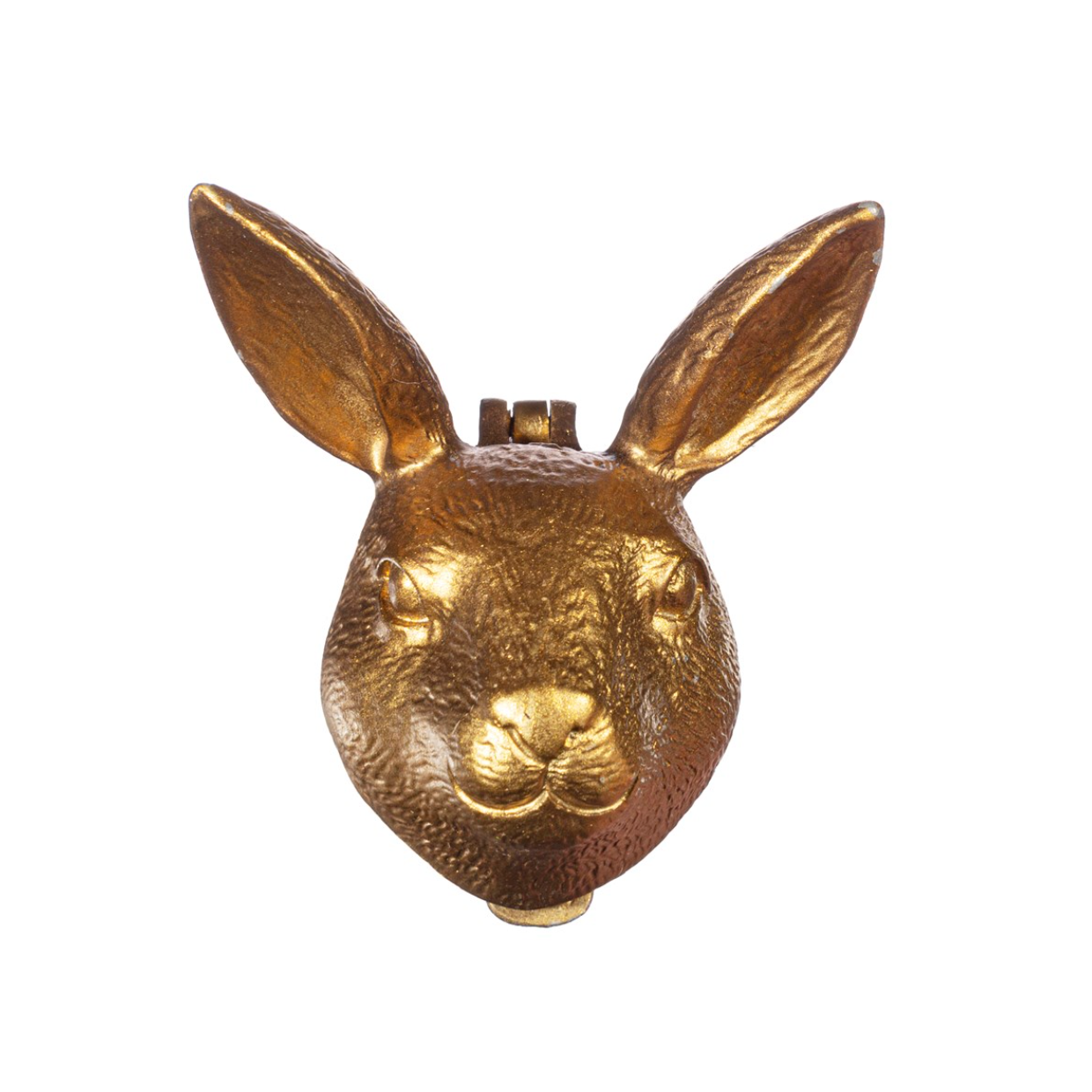 Gold Rabbit head door knocker | The Design Yard