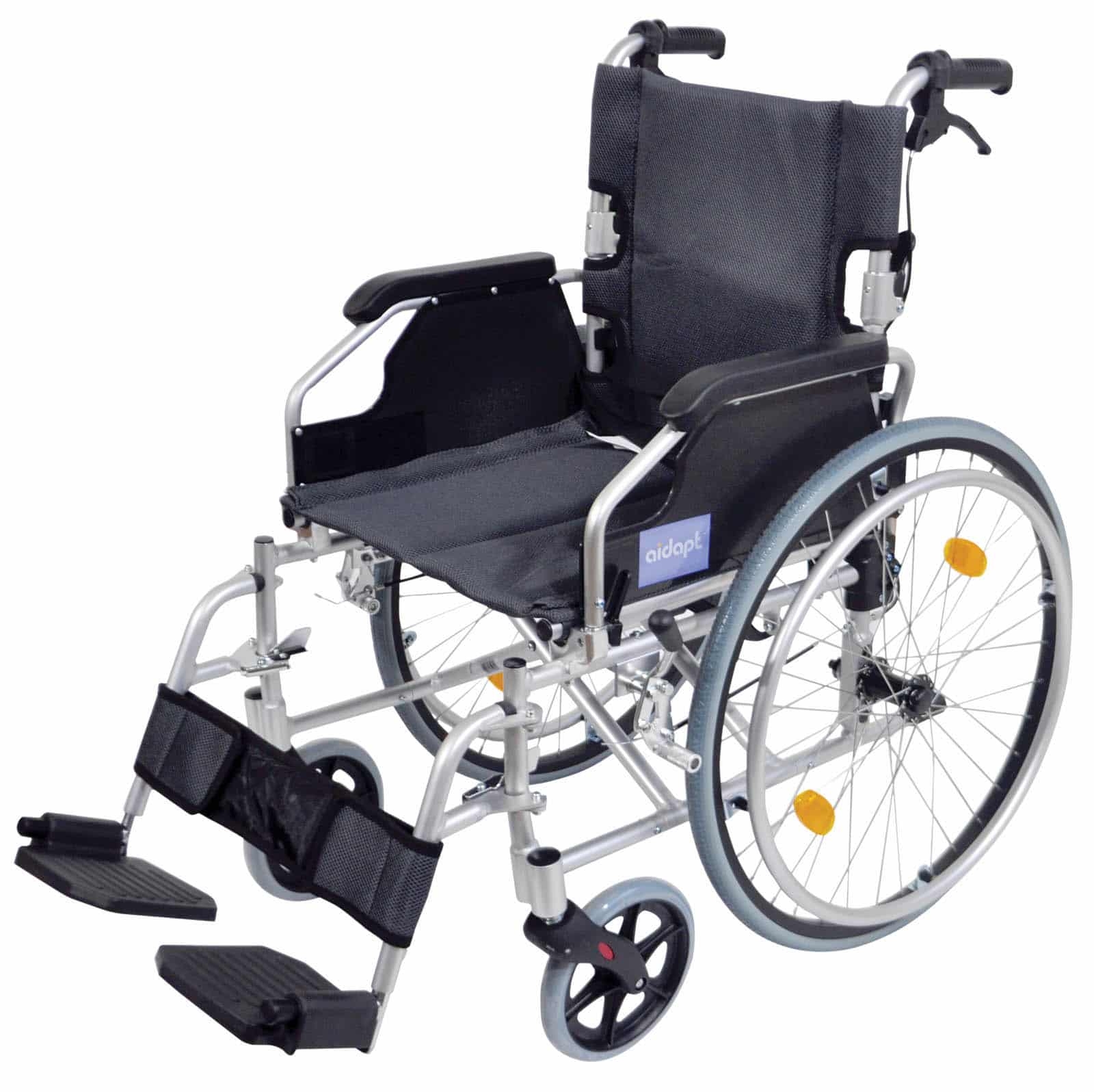 Deluxe Lightweight Self Propelled Silver Wheelchair – Tiacare