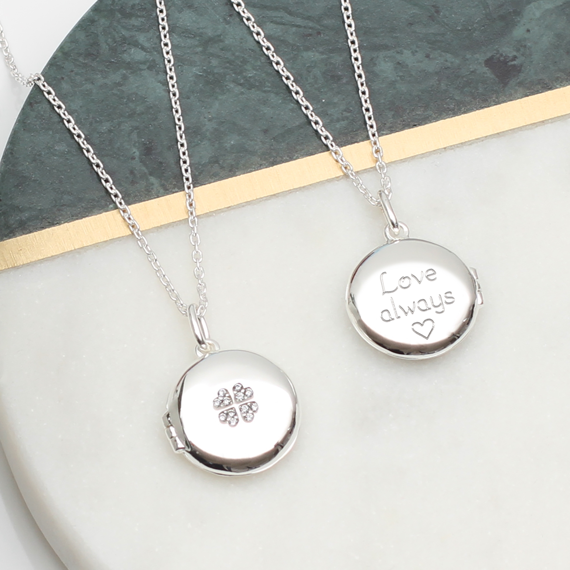 Personalised Sterling Silver Lucky Locket – Hurley Burley