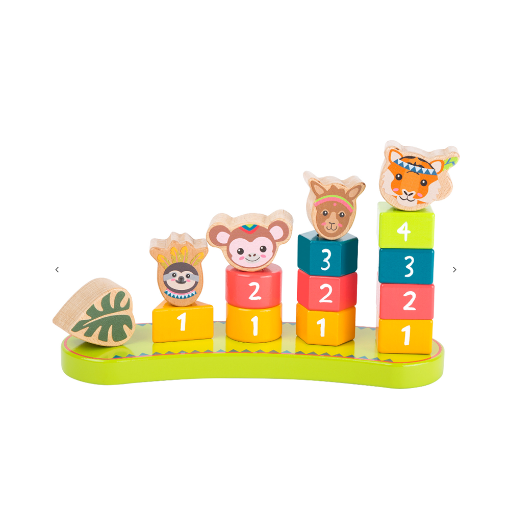 Shape-Fitting Game with Numbers “Jungle” (Gives 2 meals)