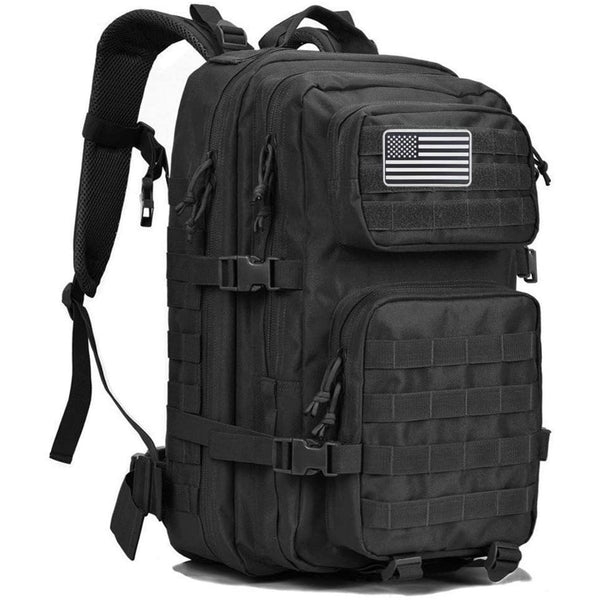 “Warrior” 40L Military Tactical Backpack – Black – ONNOR Limited