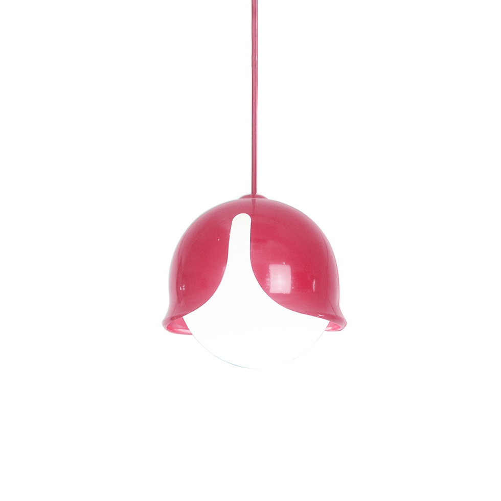 Innermost – Snowdrop Pendant Light – Pink – Pink – Aluminium / Glass – 24cm x 22cm