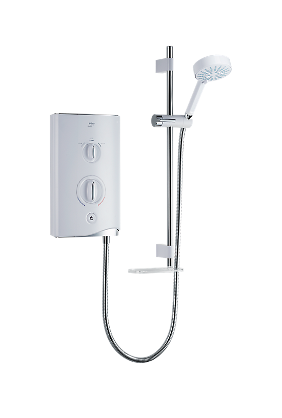 Mira Sport 9.8kW Electric Shower White/Chrome