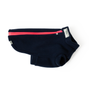 Dog Coats for Chihuahuas – Dog Coats by Stix and Co. L – Navy Blue – Pink