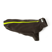 Dog Coats for Whippets – Dog Coats by Stix and Co. L – Earth Green – Yellow