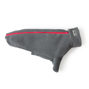 Dog Coats for Border Collies – Dog Coats by Stix and Co. S – Light Grey – Pink