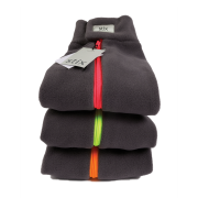Whippet Four Legged Dog Coat Medium – Charcoal – Neon Orange – Stix & Co