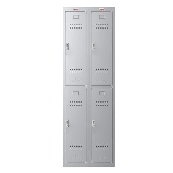 Phoenix PL Series PL2260GGE 2 Columns 4 Doors Personal locker in Grey with Electronic Lock – Secure Safe