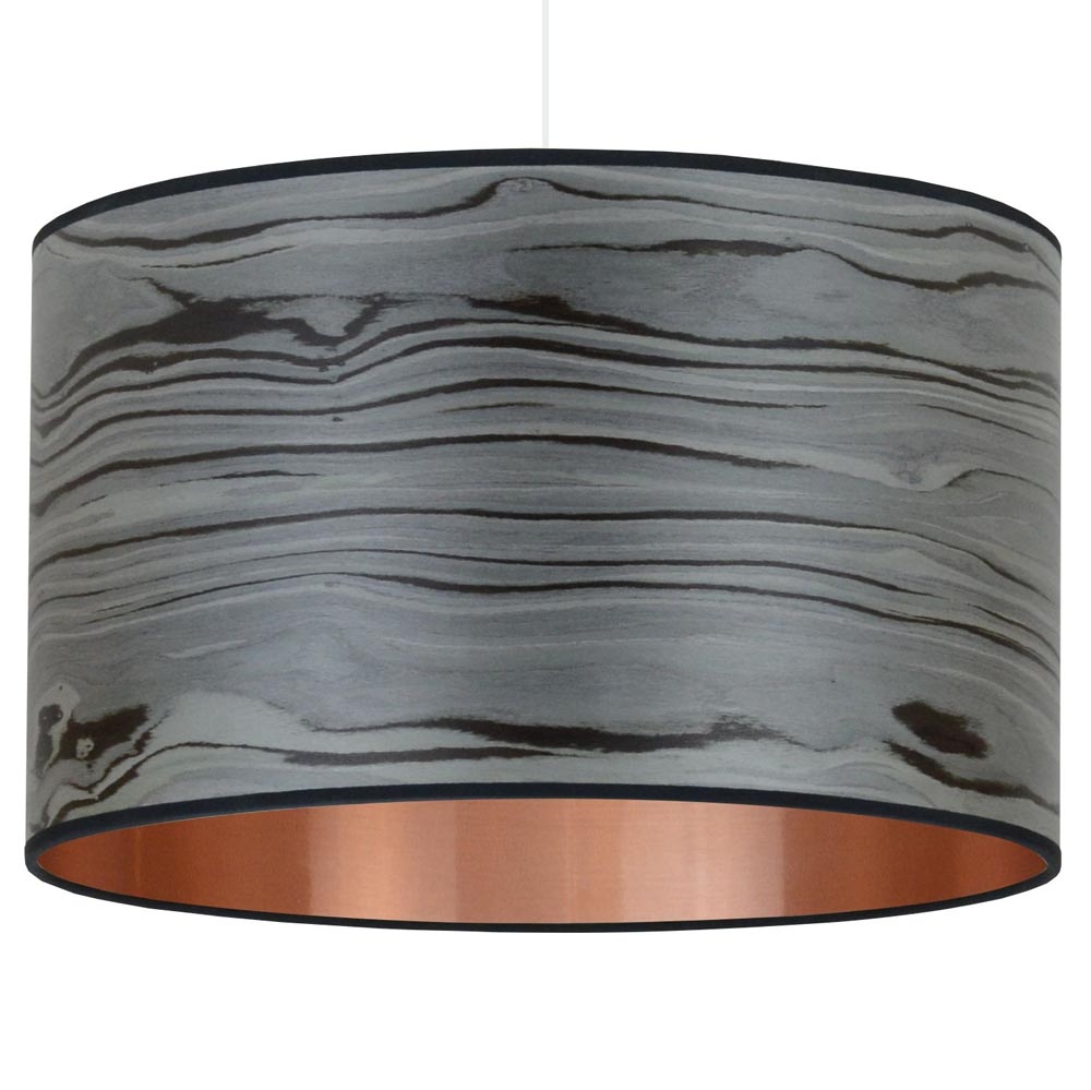 Storm Furniture – Designer Grey Shade – Brown / Grey – Veneer / Copper – 50cm x 28cm