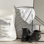 Large Stripe Storage Bag – House Doctor