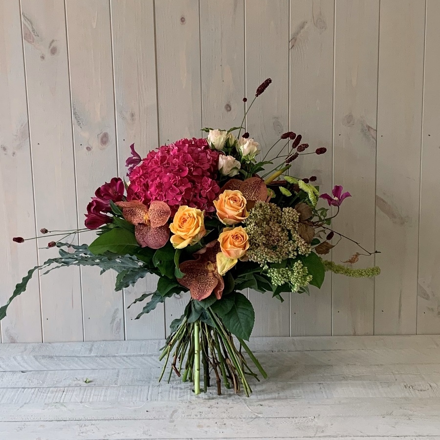 Subscription Flowers – Seasonal Hand Tied Flower Bouquet 12 Months – Blooming Amazing