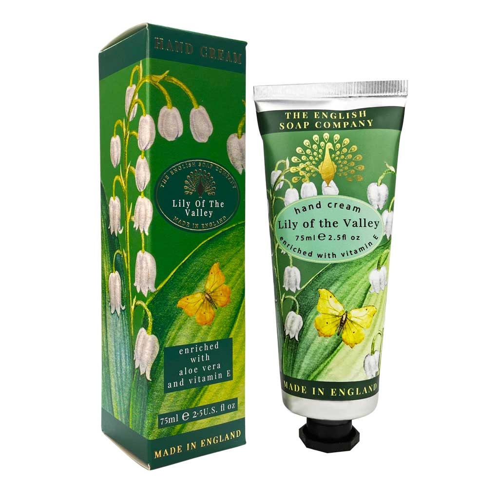 Lily of the Valley Hand Cream – 75ml – Vitamin Enriched – Smooth & Aromatic – The English Soap Company