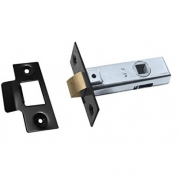 Tubular Mortice Latch – 63mm (2.5″ ) With Strike Plate & Dust Cap – Matte Black – My Door Handles