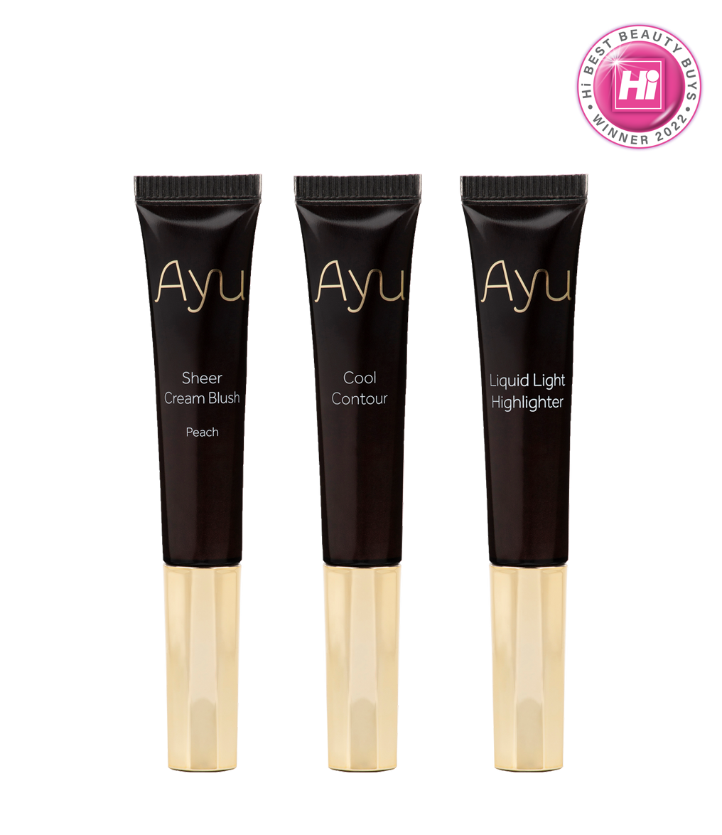 Glow Easy Trio- Peach – Vegan Friendly – Suitable For Sensitive Skin – Ayu.ie