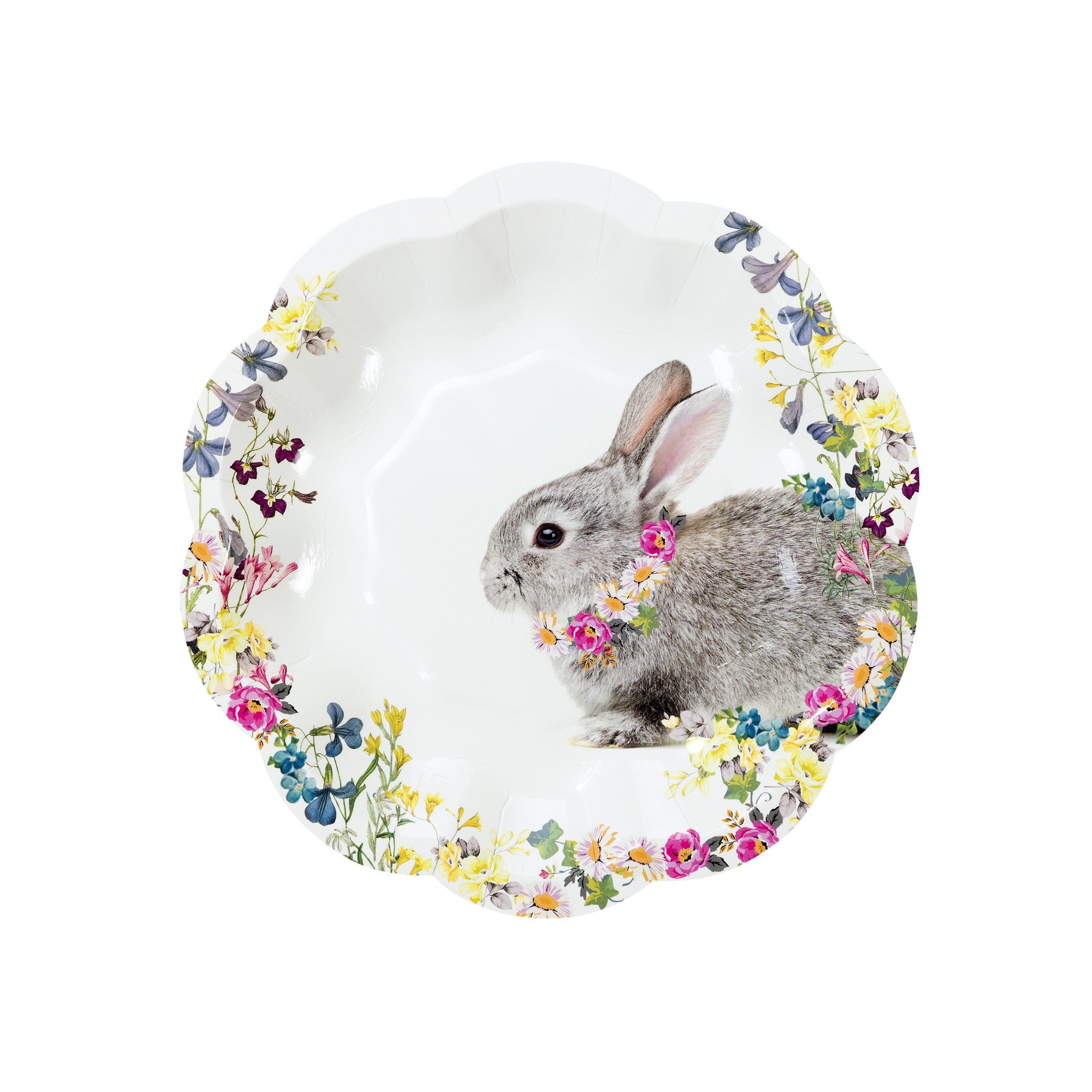 Talking Tables – Paper Plates – Truly Bunny – White – Party Supplies
