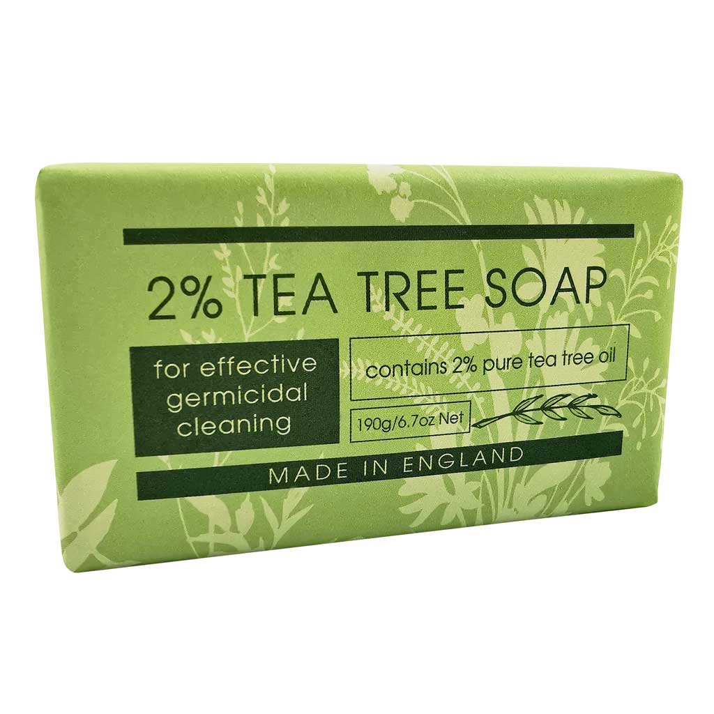 Take Care 2% Tea Tree Soap – 190g – Luxury Fragrance – Premium Ingredients – The English Soap Company