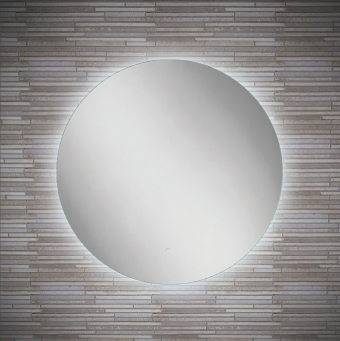 HiB Theme – Round Circular LED Illuminated Bathroom Mirror – Theme 60: Ø60 x D4cm – HiB LED Illuminated Bathroom Mirrors – Stylishly Sophisticated