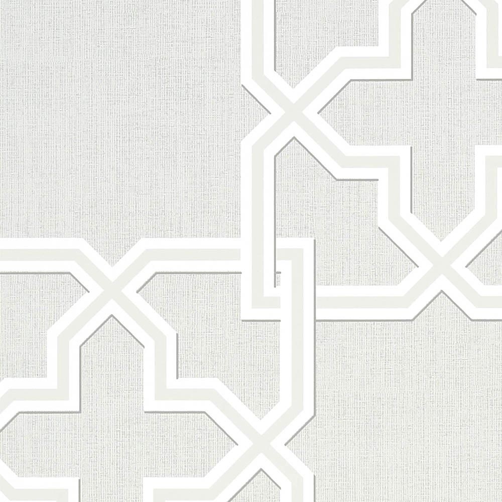 Thibaut – Graphic Resource Pierson T35129 Wallpaper – Light Blue / Grey / White – Non-Woven – 68.58cm x  8.23 m