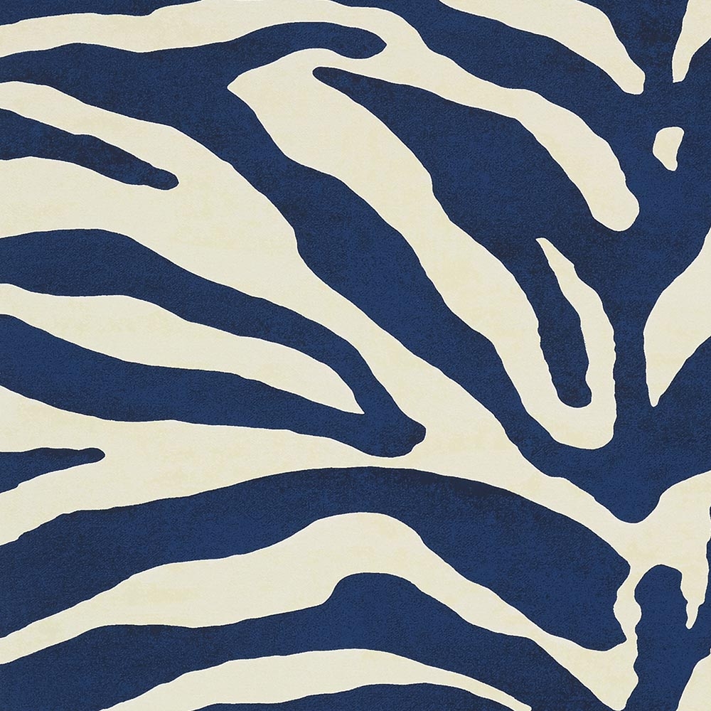 Thibaut – Greenwood Serengeti T85029 Wallpaper – Navy Blue / Off White – Non-Woven – 68.58cm x  8.23 m