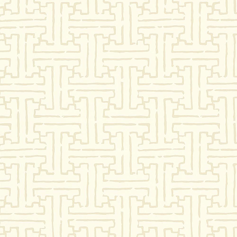 Thibaut – Graphic Resource Taza T35163 Wallpaper – Beige / Grey – Non-Woven – 68.58cm x  8.23 m