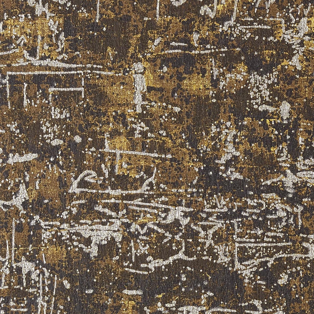 Thibaut – Natural Resource 2 Universe Texture T83070 Wallpaper – Bronze / Gold / Grey – Non-Woven – 52.07cm x  10.06 m