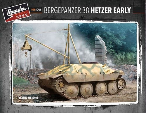 Thunder Models 1/35 Bergepanzer 38 Hetzer Early – # 35102 – Model Hobbies
