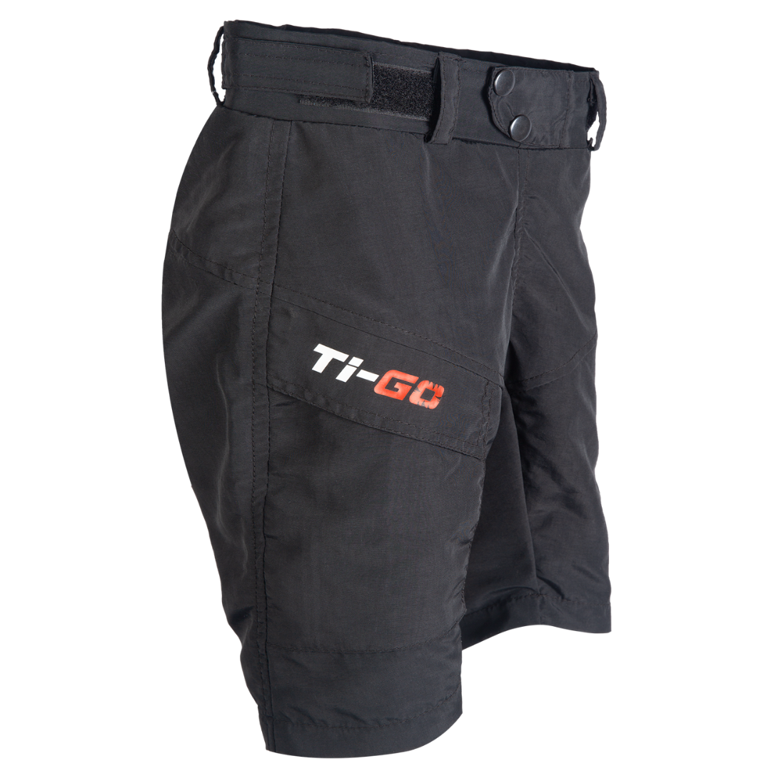 Ti-GO Kids Padded MTB Shorts 22″ – Shorts – Ti-GO