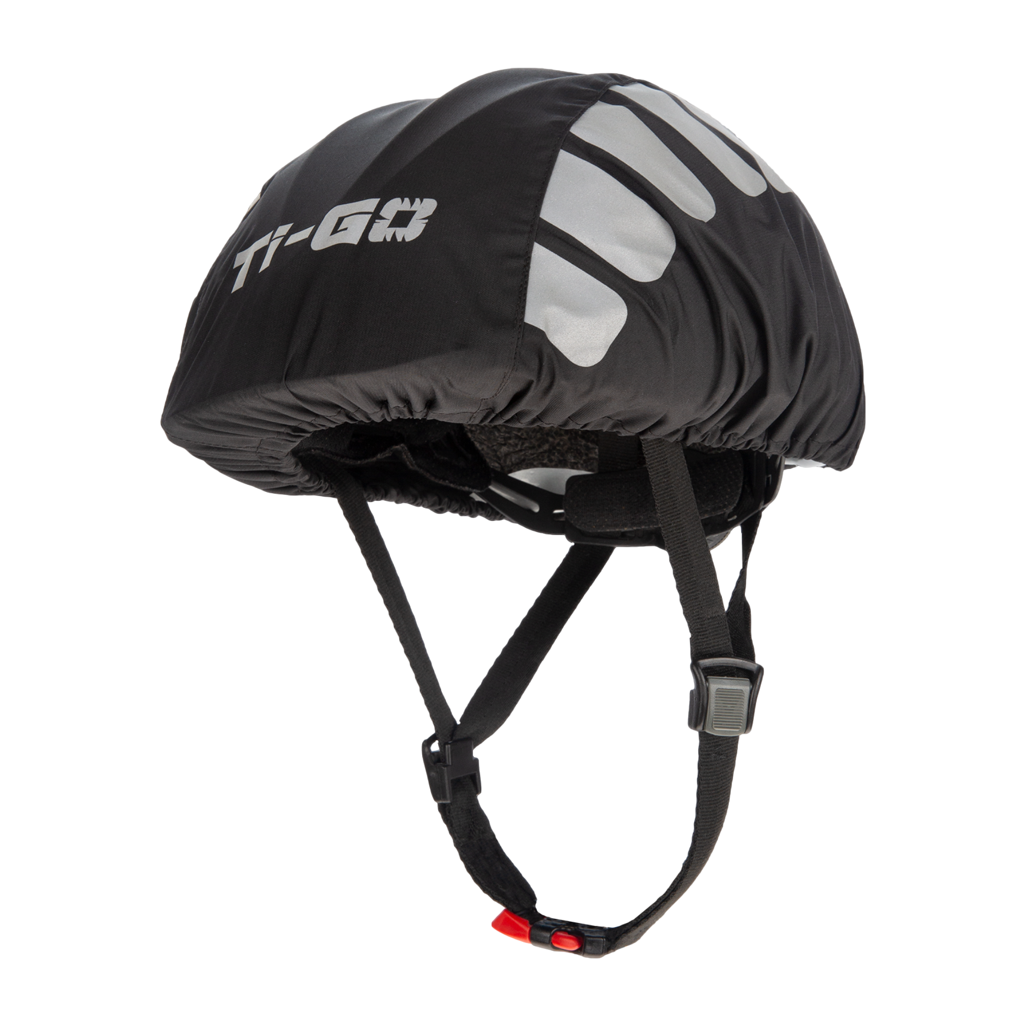 Ti-GO Kids ‘Totes Dry’ Cycling Helmet Cover Black & Vis – Waterproof – Ti-GO