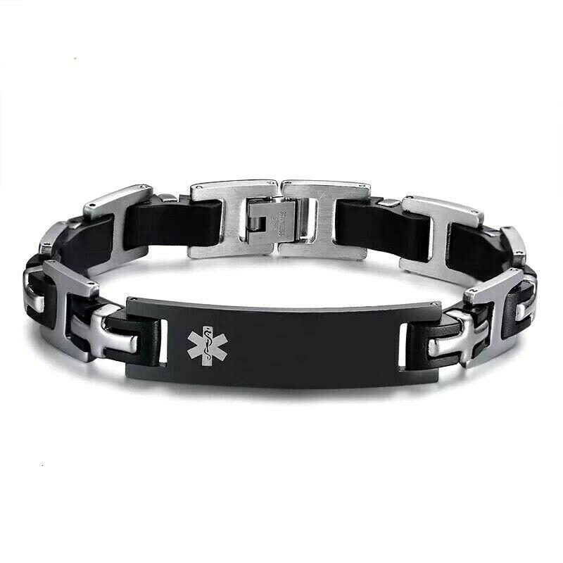 Titan X Stainless Steel Medical Alert Bracelet